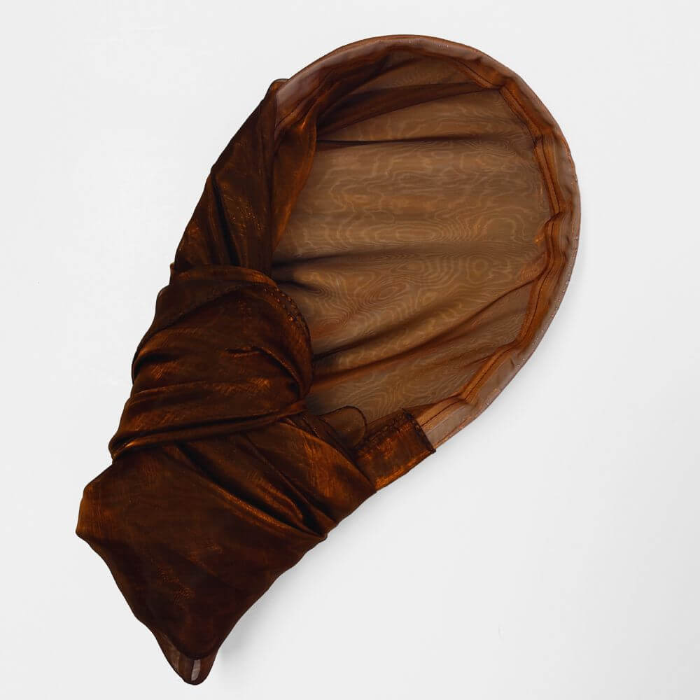 Biblical color meaning of bronze symbolizes strength, warfare, and spiritual resolve. Declare victory with bronze sheer travel worship flags that fit easily into your tote or carry-on.