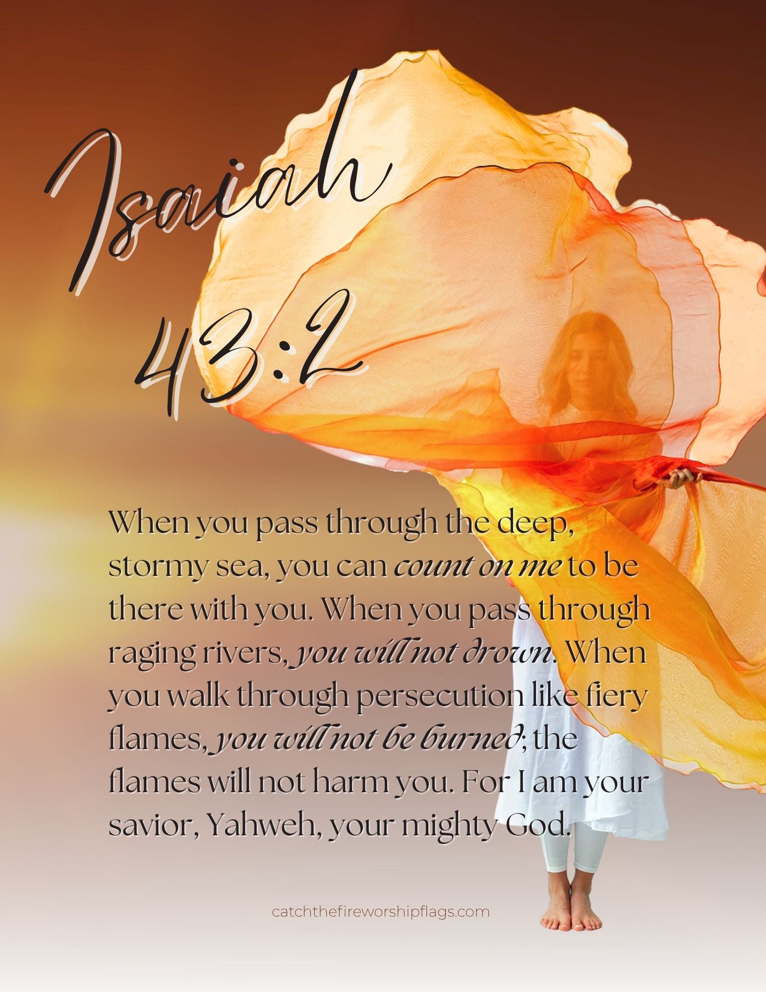 Weekly planner layout with Bible reading plan, scriptures, and goal setting from the 2026 worship planner inspired by Isaiah 43:2.