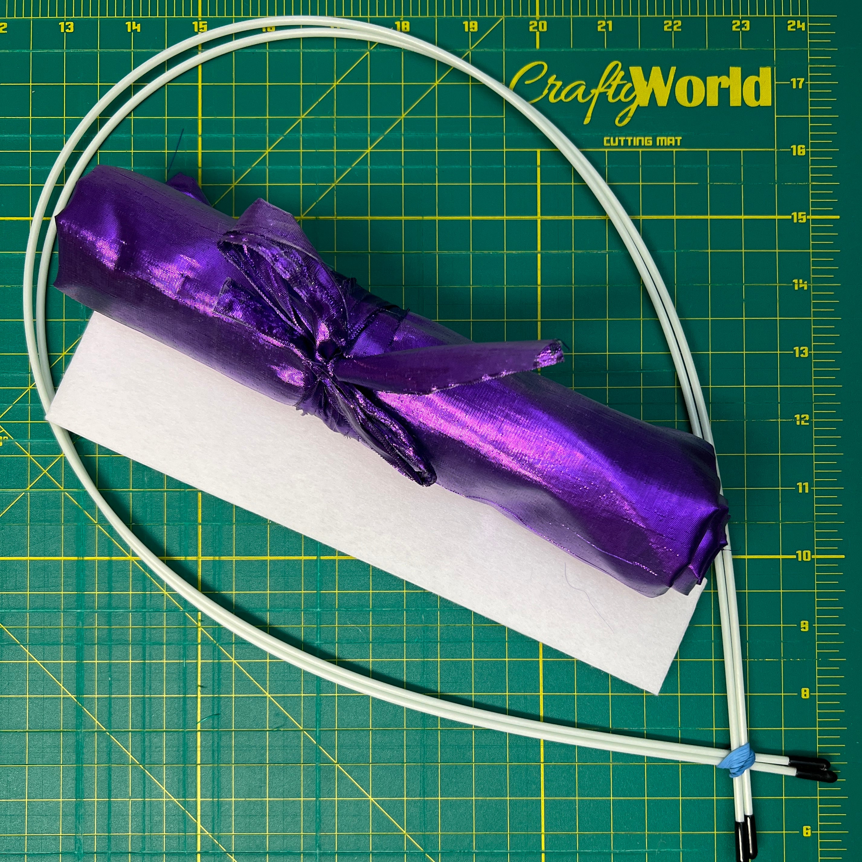 DIY Worship Flag Kit - Purple Metallic