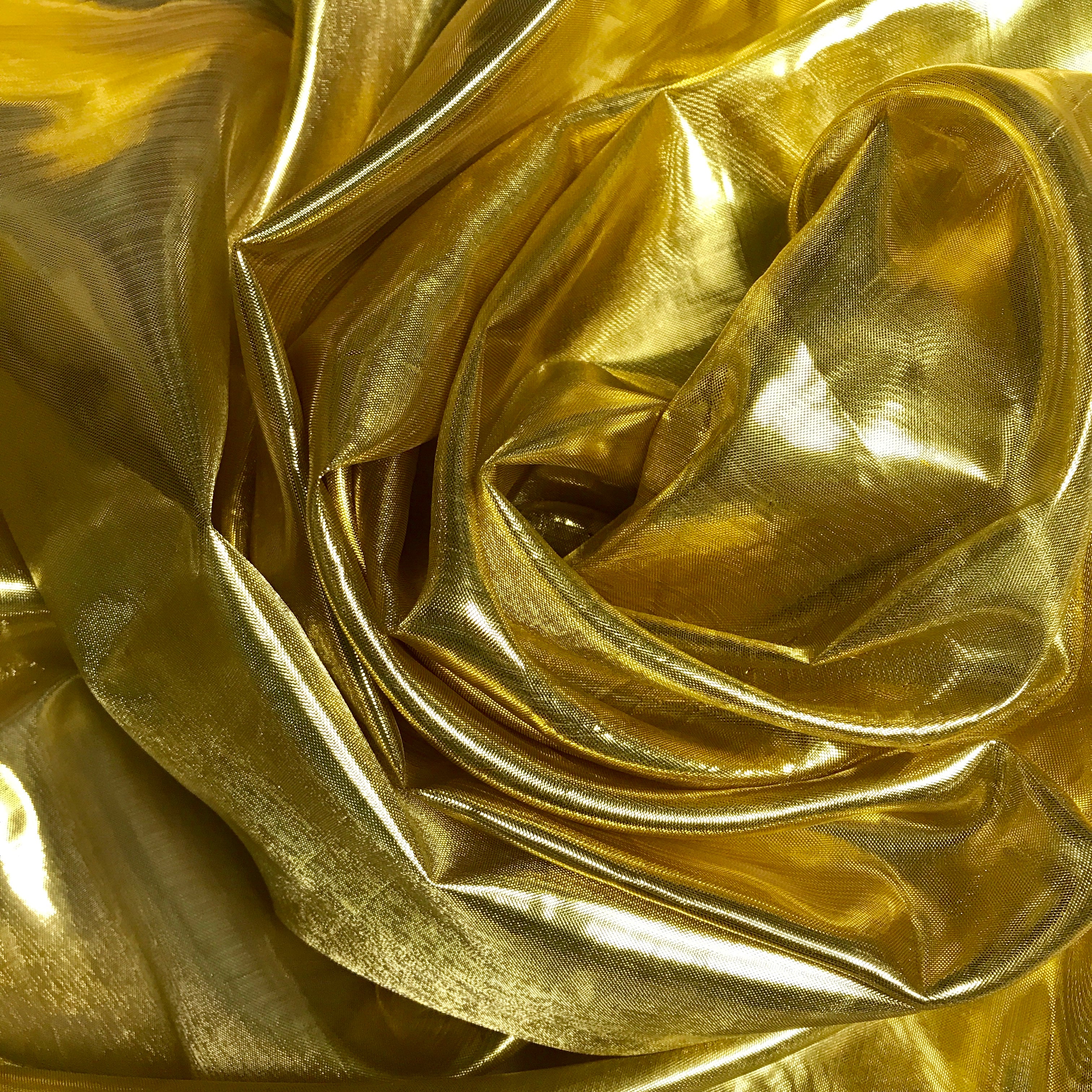 Gold Metallic PRE-CUT Angel Wing Fabric DIY