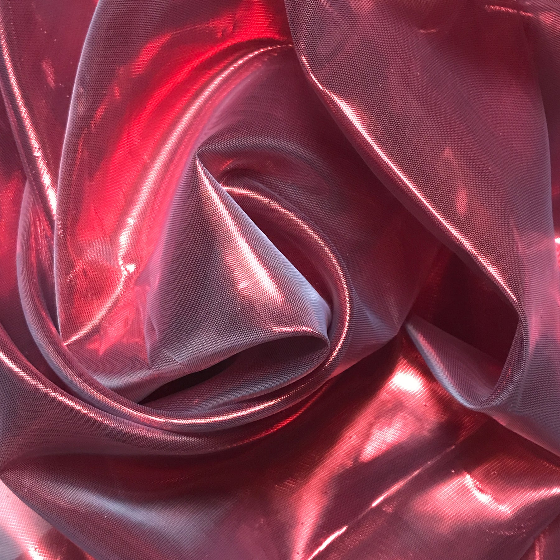 Red Metallic PRE-CUT Fabric