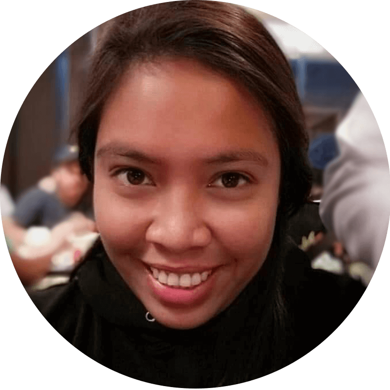 Maria Alamo, smiling virtual assistant for Catch the Fire Worship Flags, dedicated to supporting faith-based creative ministry with excellence and joy.