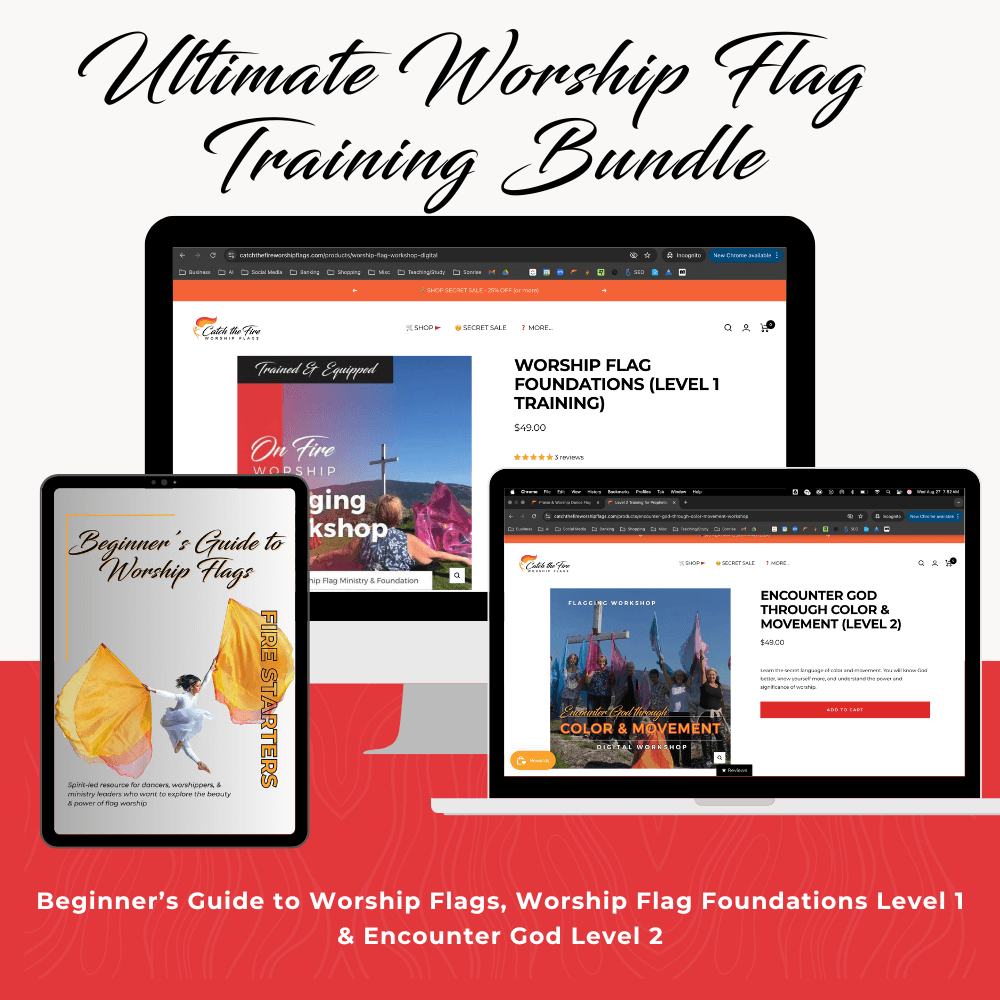 Ultimate Training Bundle for worship flag training and encounter