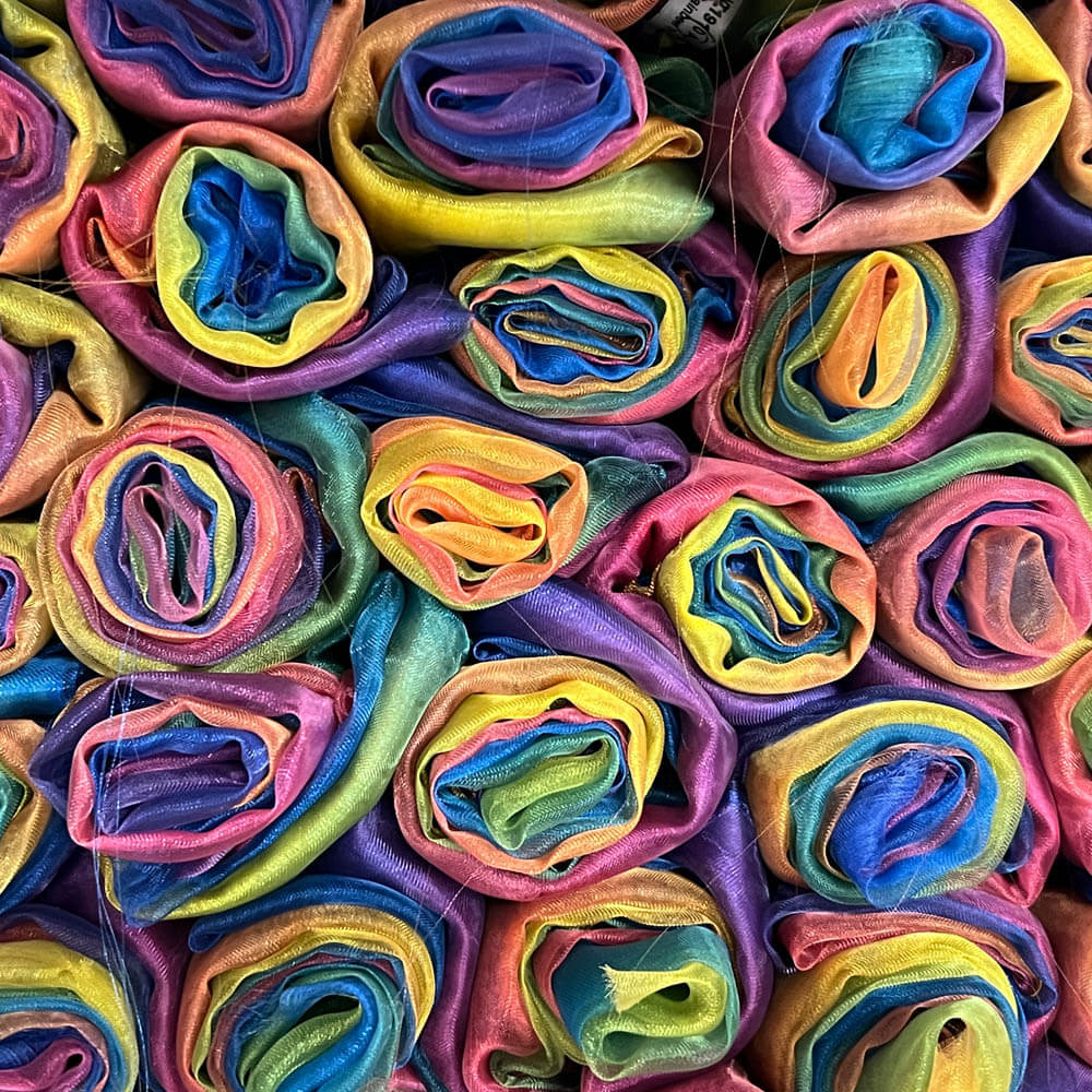 Rainbow Sheer PRE-CUT Angel Wing Fabric DIY