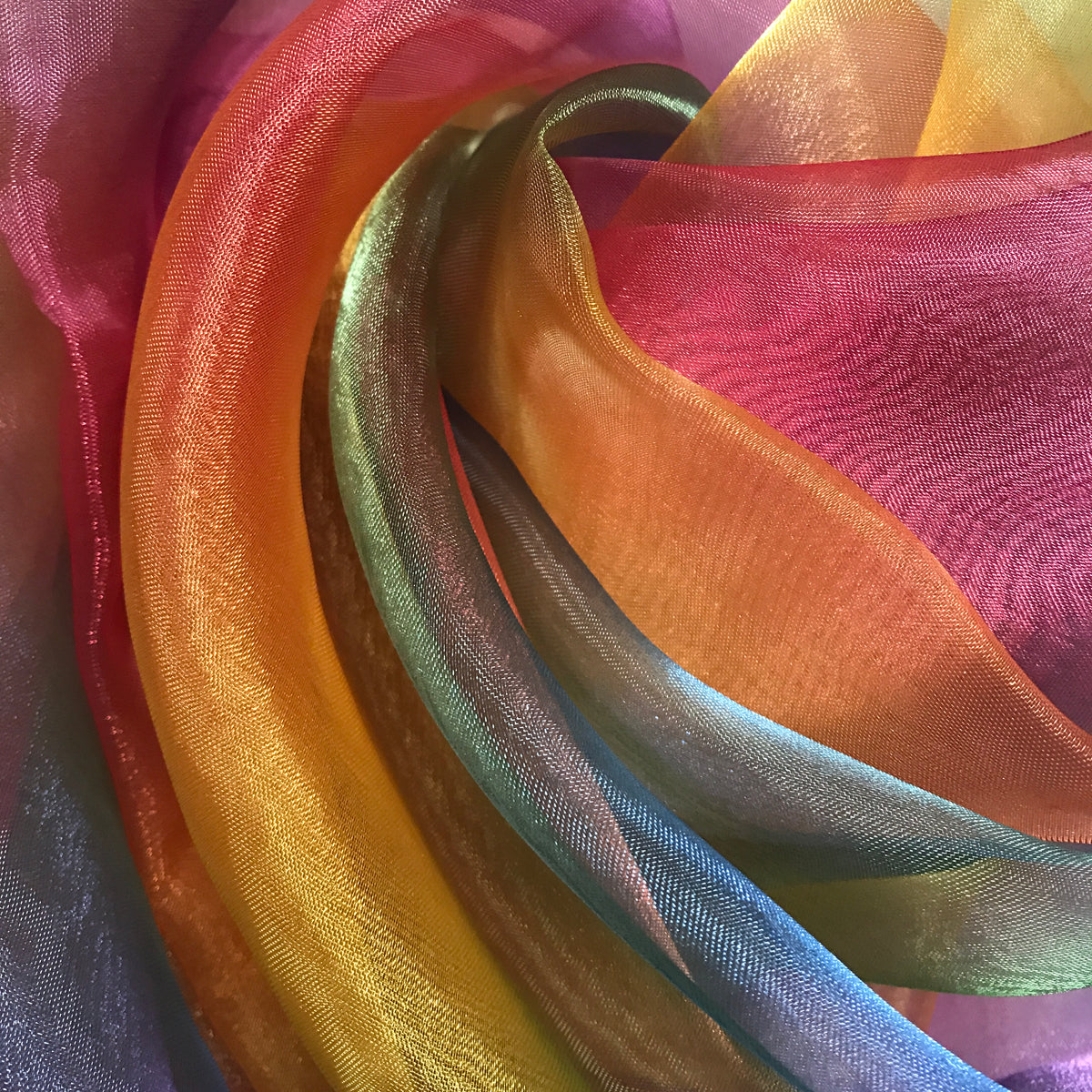 Rainbow Sheer PRE-CUT Fabric