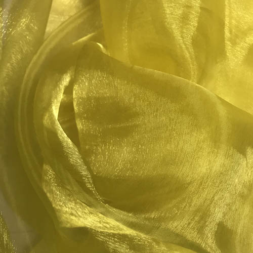 yellow sheer pre-cut fabric for DIY praise & worship flags; perfect for layering and beginners. 
