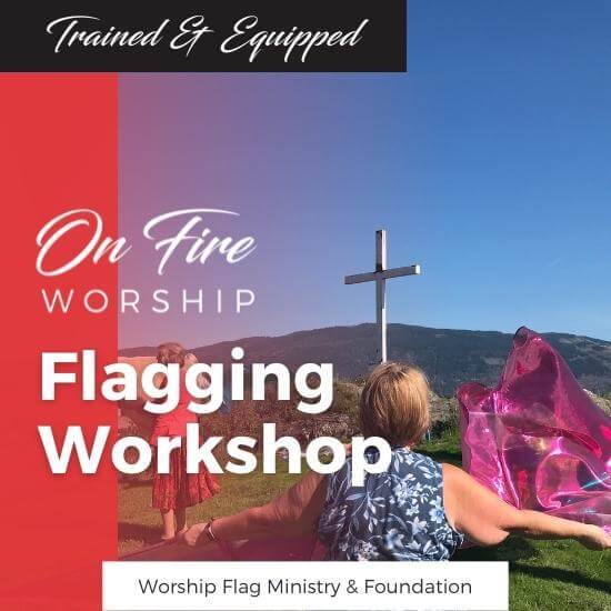 Learn the biblical and prophetic purpose of worship flags in this beginner-friendly digital workshop. Includes 4 teachings, flag movements, and workbook.